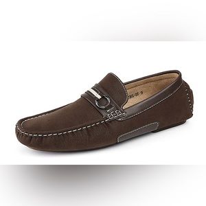 Bruno Marc Brown Loafers Santoni Men’s Size 14